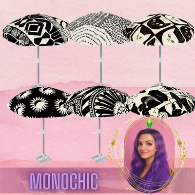 Monochic Umbrella logo