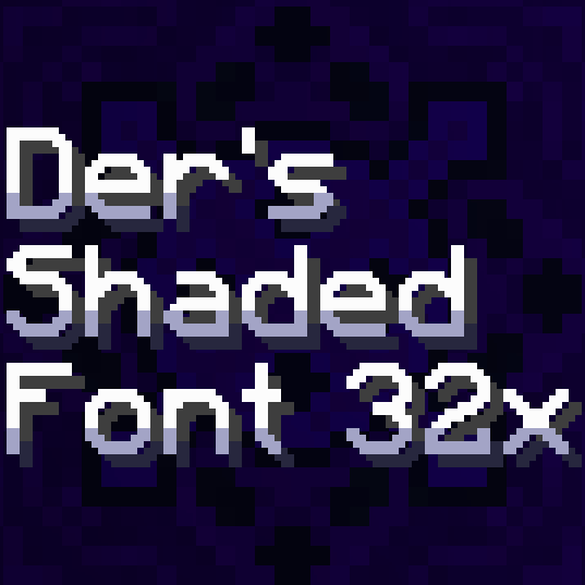 Der's Smooth Shaded Font (Faithful 32x) logo