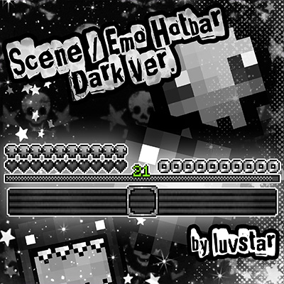 Luvstar’s Scene / Emo Hotbar (Dark Ver.)
