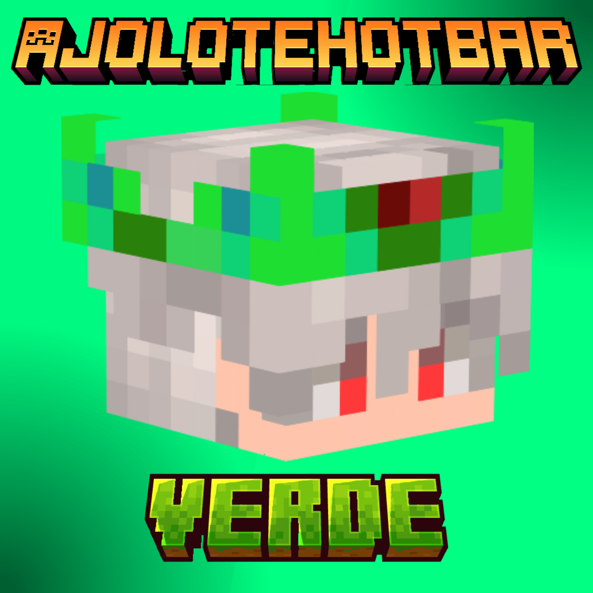 Ajolote Hotbar Selector Verde