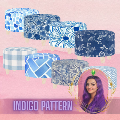 Indigo Pattern Seat logo