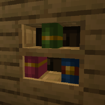 Chiseled Bookshelf 3D logo