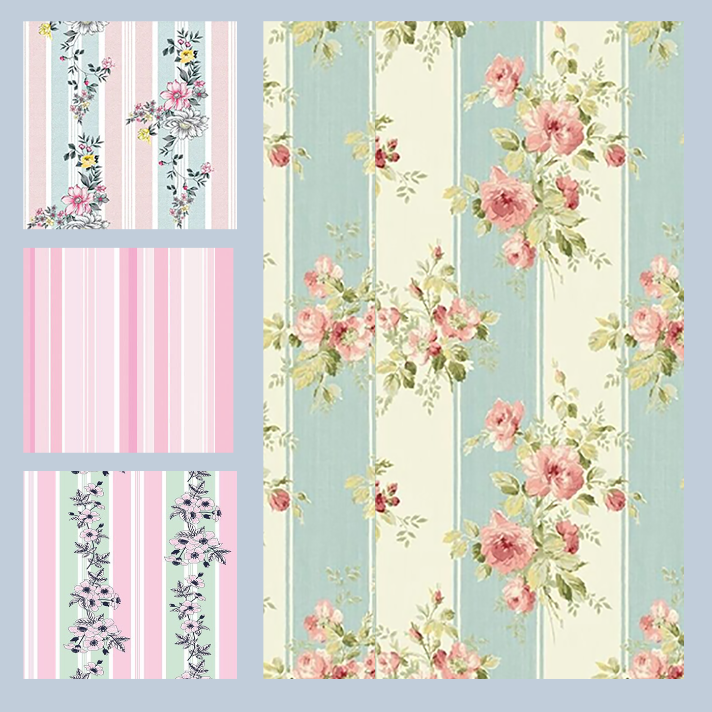  flowers and stripes logo