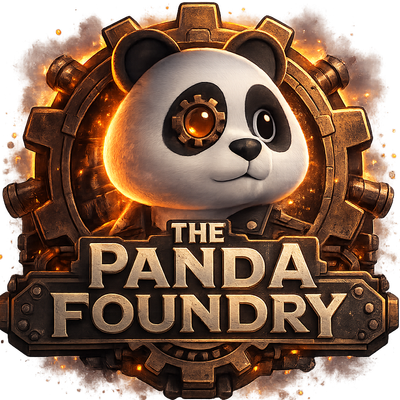 The Panda Foundry logo