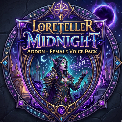 LoreTeller Midnight Female Voice logo