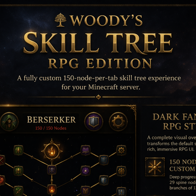 Woody's TMO Server Skill Tree