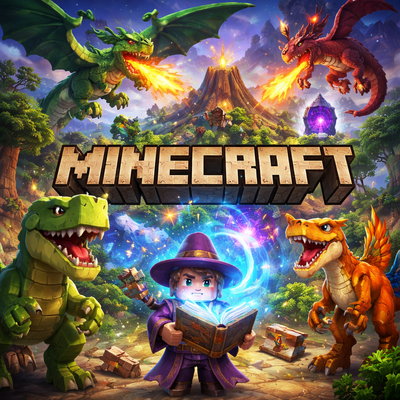 dinos, dragons and spells