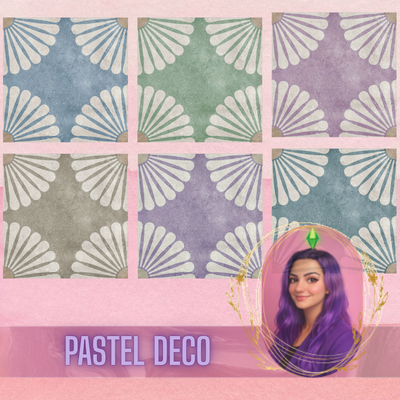 Pastel Deco Tiles logo