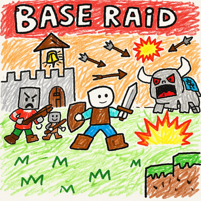 Base Raid (Ominous Bottle Backport and Custom Pillager Patrols) logo