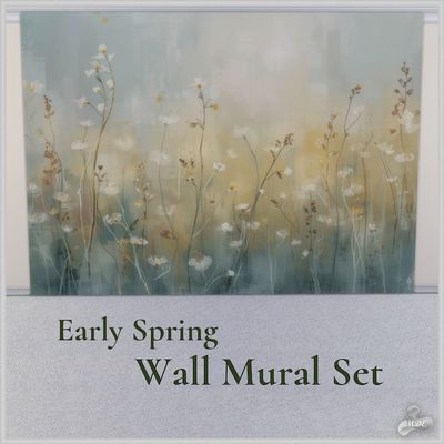 Early Spring Wall Mural Set logo