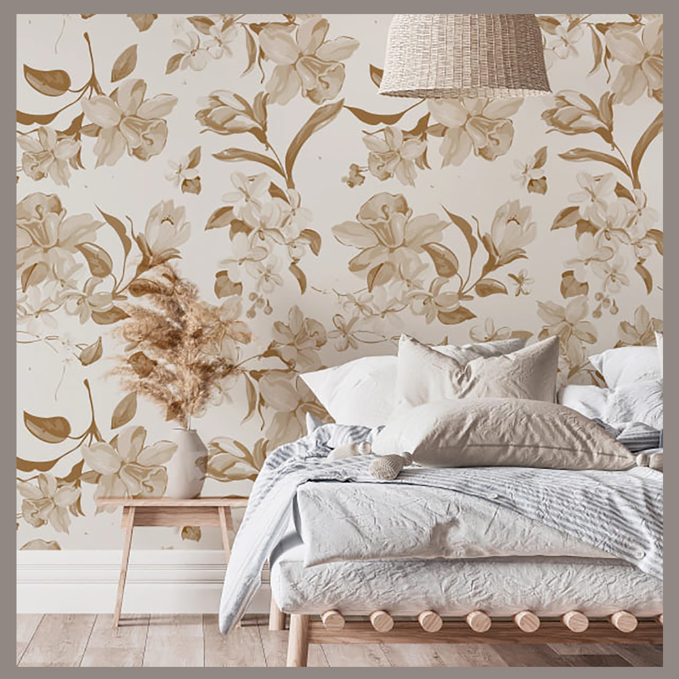 Vintage Botanical Floral Wallpaper | Flora and Fauna1 logo