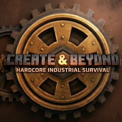 Create & beyond hardcore industrial survival logo