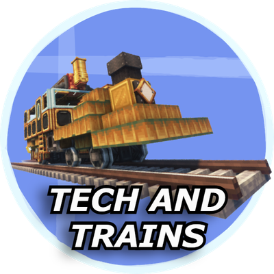 Tech and Trains with Guns logo