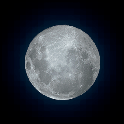 Realistic Moon logo