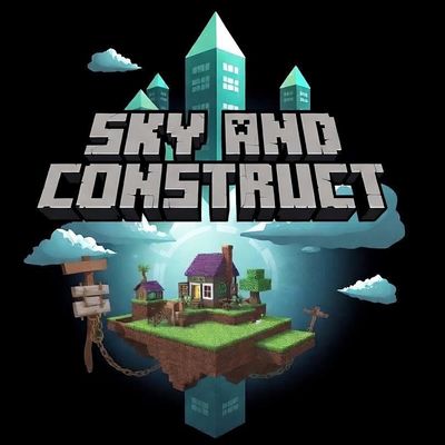 sky and construct logo