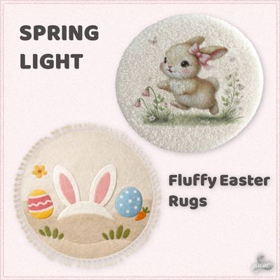 Spring Light Fluffy Easter Rugs logo