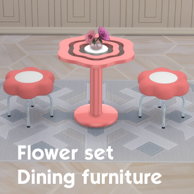 Flower set - Dining furniture logo