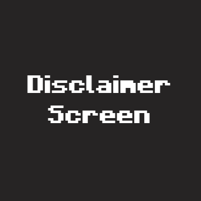 Disclaimer Screen logo