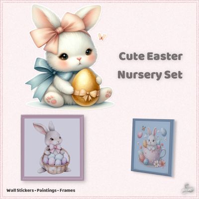 Spring Light Cute Easter Nursery Set logo