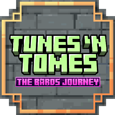 Tunes n' Tomes: a bards journey logo