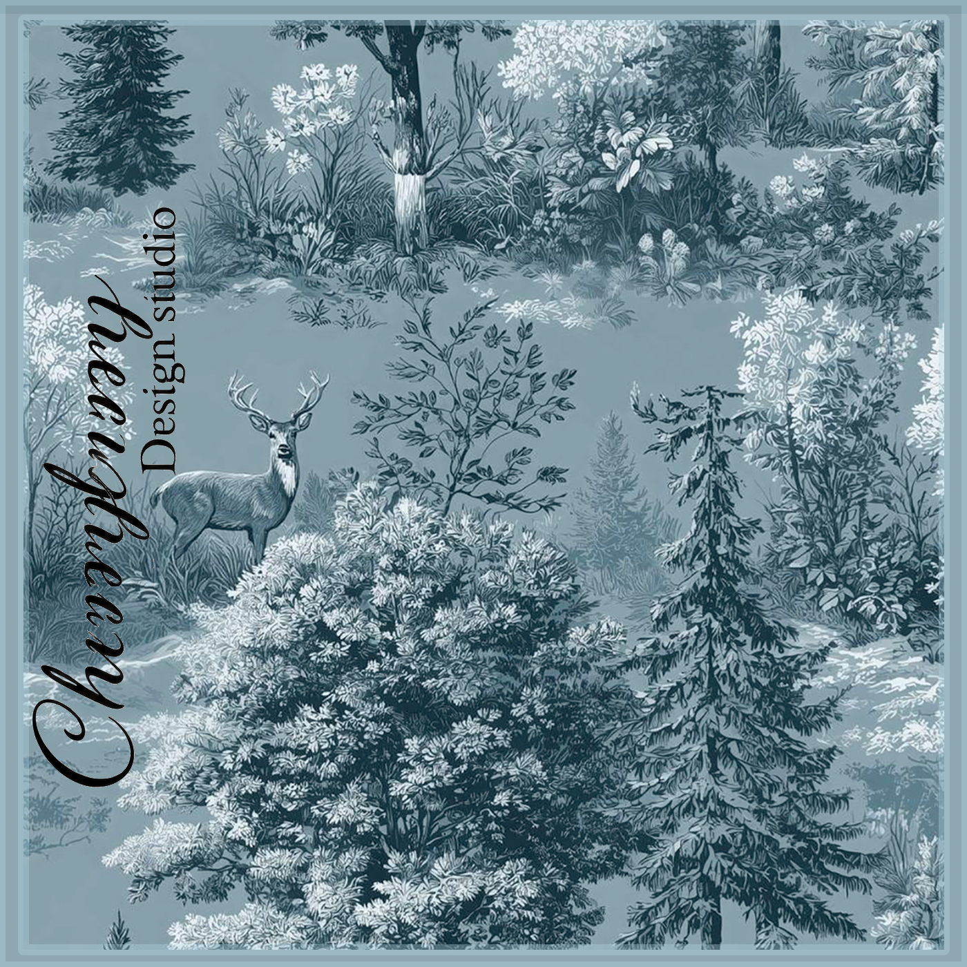 Whimsical Forest Wallpaper | Fairy Toile Mural logo