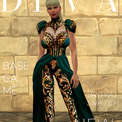 DIVA — Royal Gala Jumpsuit logo