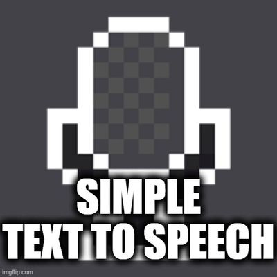 Simple Text to Speech