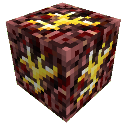 Minecraft Gold Ore Block PNG Image
