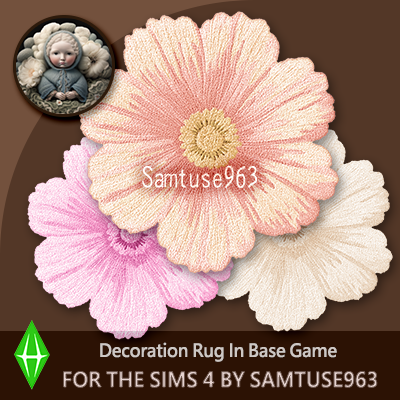 HQ Flower Woven Dance Rug #3 Samtuse963 logo