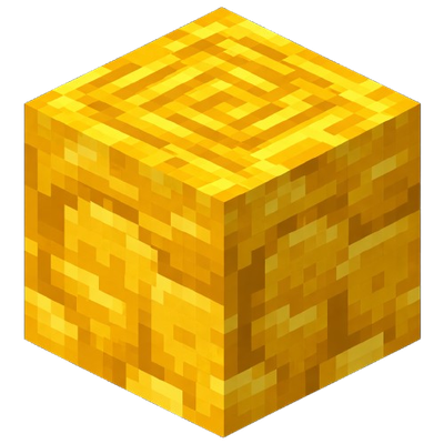Yellow netherite logo