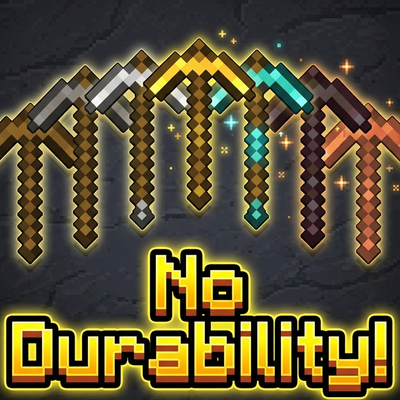 NoDurabilityPickaxe