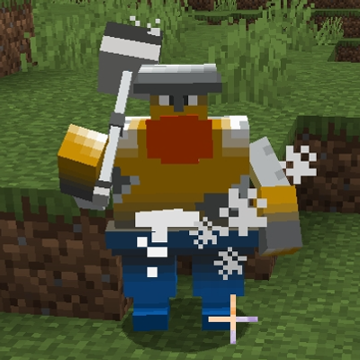 Angry Hammer Man logo