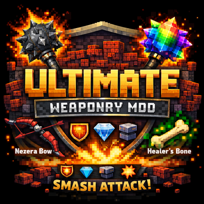 Nether Mace Ultimate Weapon