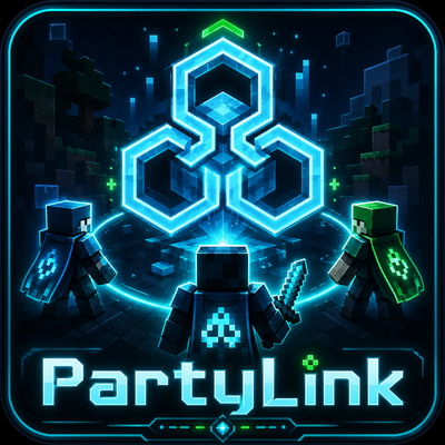Party Link - Groups, Share Xp, and more logo