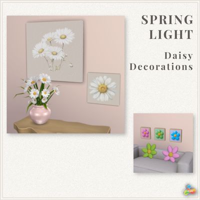 Spring Light April Daisy Decorations logo