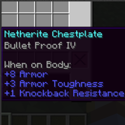 Bullet Armor Enchant – NeoForge Port logo