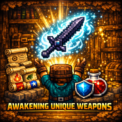 Awakening Unique Weapons logo