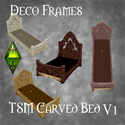 TSM Carved Bed v 1 Frames - Deco Version logo