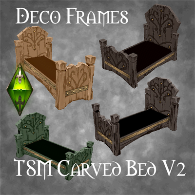 TSM Carved Bed v 2 Frames - Deco Version logo