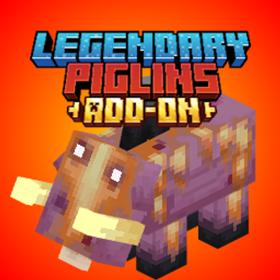 Legendary Piglins: Minecraft legends piglins logo