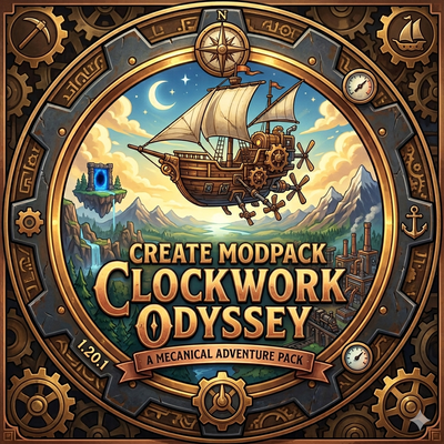 Create Clockwork Odyssey logo