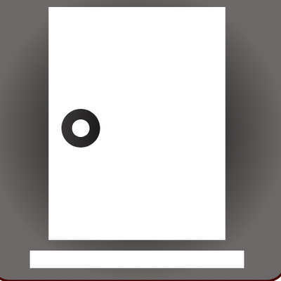 Blocky Stone Doors logo