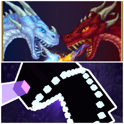 Wither storm with Ice and Fire logo