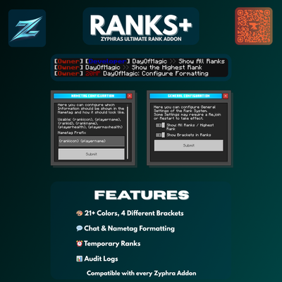 Zyphra Ranks – Advanced Bedrock Ranks