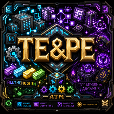 Technic&ProjectE - Te&PE logo
