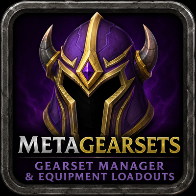 MetaGearSets addon image logo