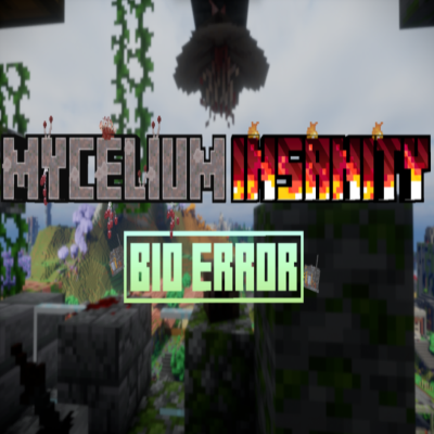 Mycelium Insanity Bio Error - A Fungal Infection Spore Modpack logo
