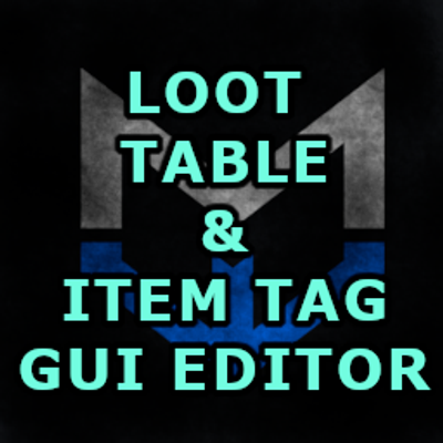 Loot Table & Item Tag Editor GUI