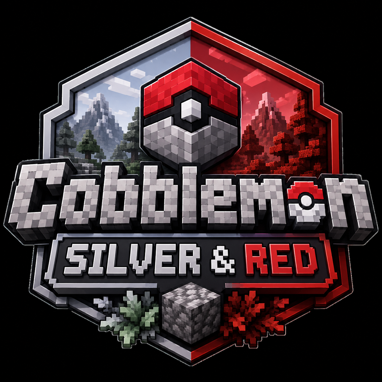 Cobblemon: Silver & Red logo