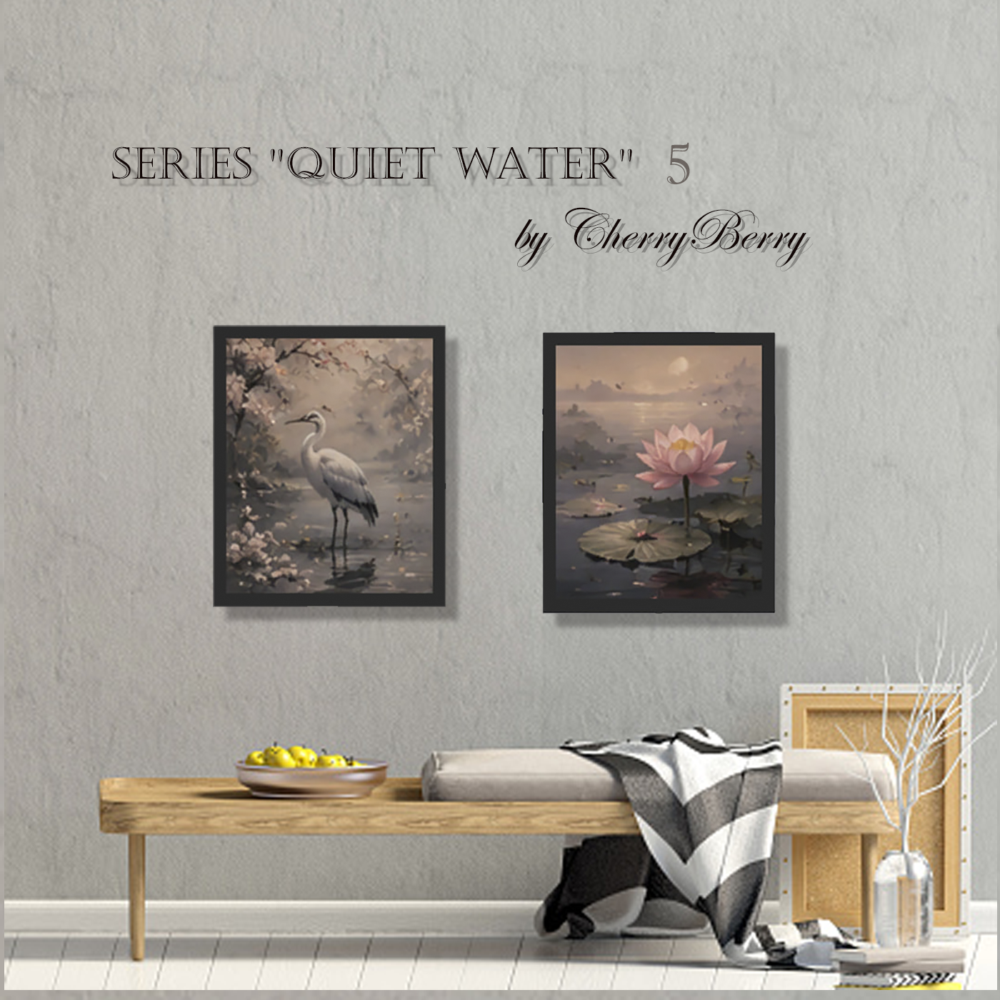 Series "Quiet water" 1/5 logo
